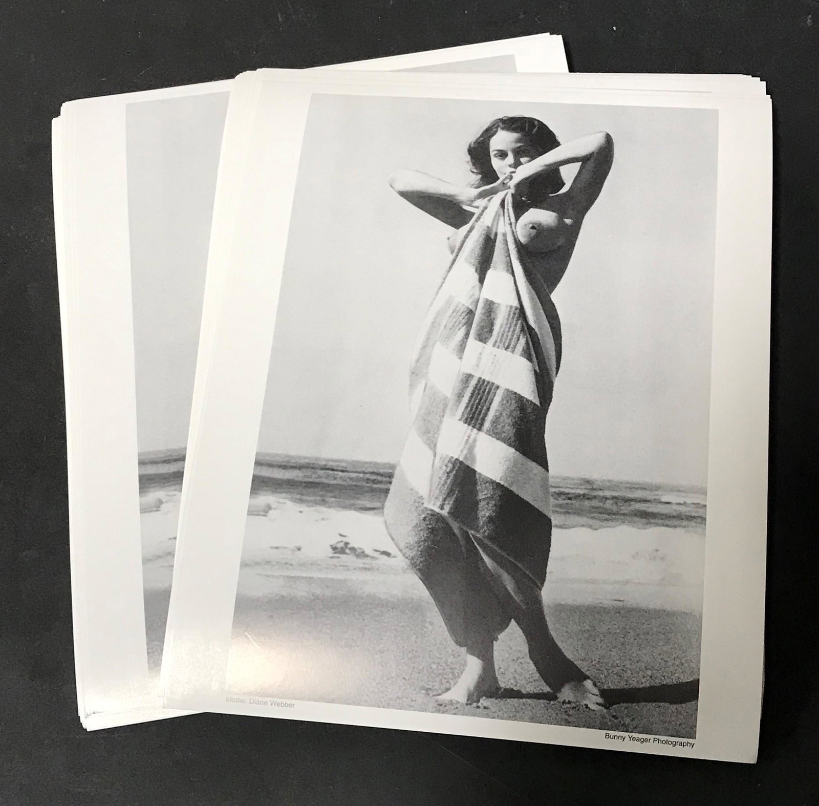 Diane Webber Photos (50+): 8x10 Double Stock Model Diane Webber. All The Same Pose By Bunny Yeager Photography