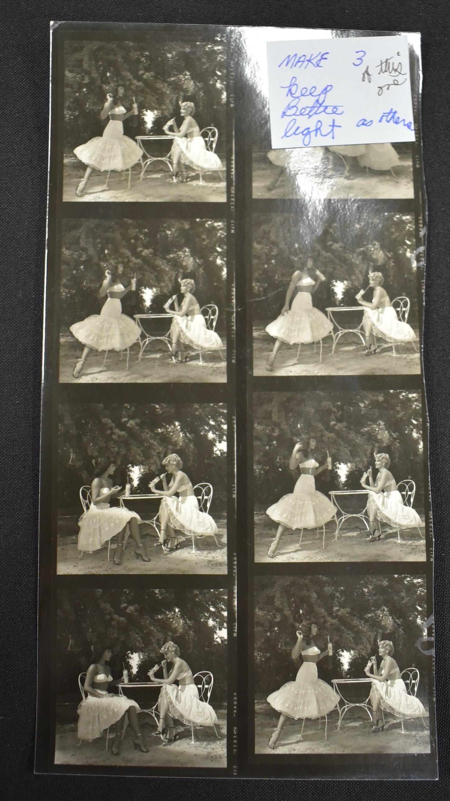 Contact Sheet Bettie Page (1 of 1)