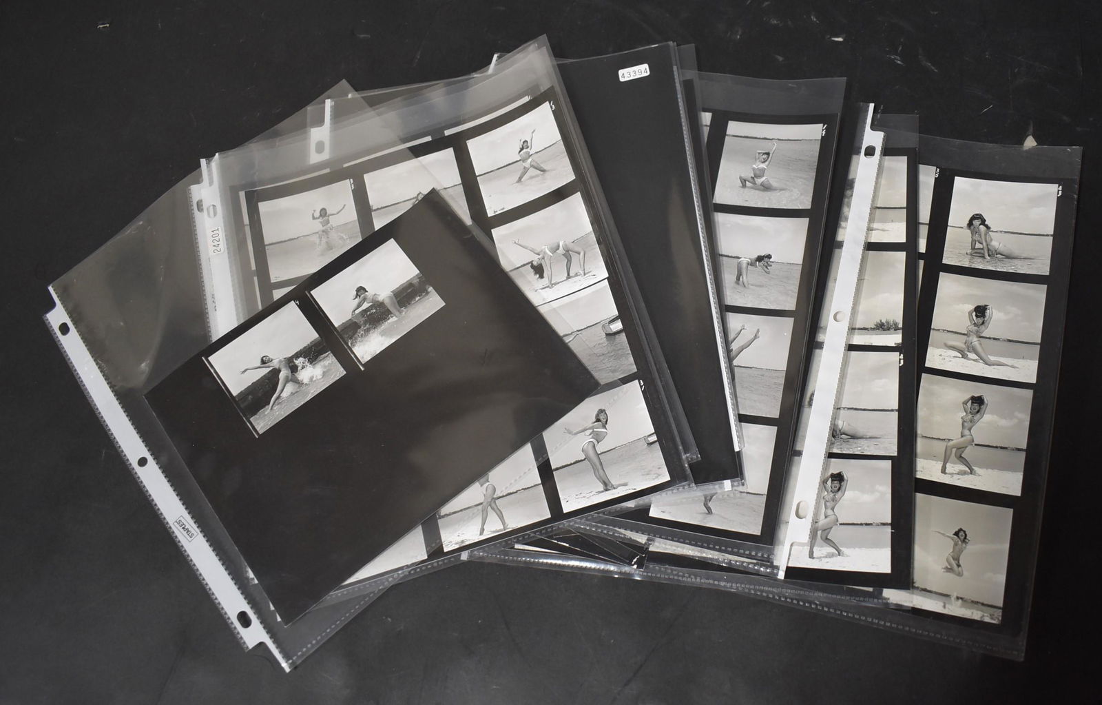 (12) Contact Sheets Bettie Page (1 of 5)