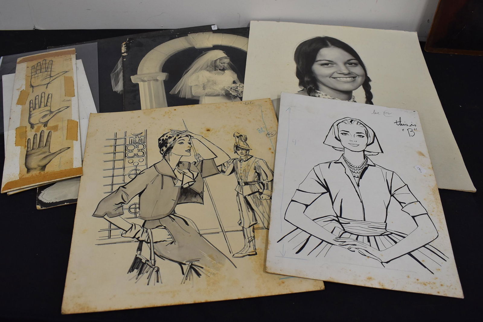 Tony Floreani Drawings of The Human Figure Lot (11) (1 of 3)