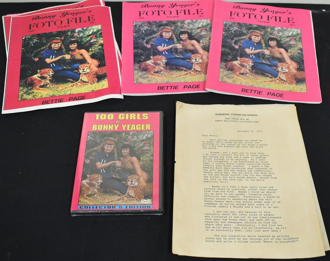 Bunny Yeager Photo File Magazine Lot (1 of 3)