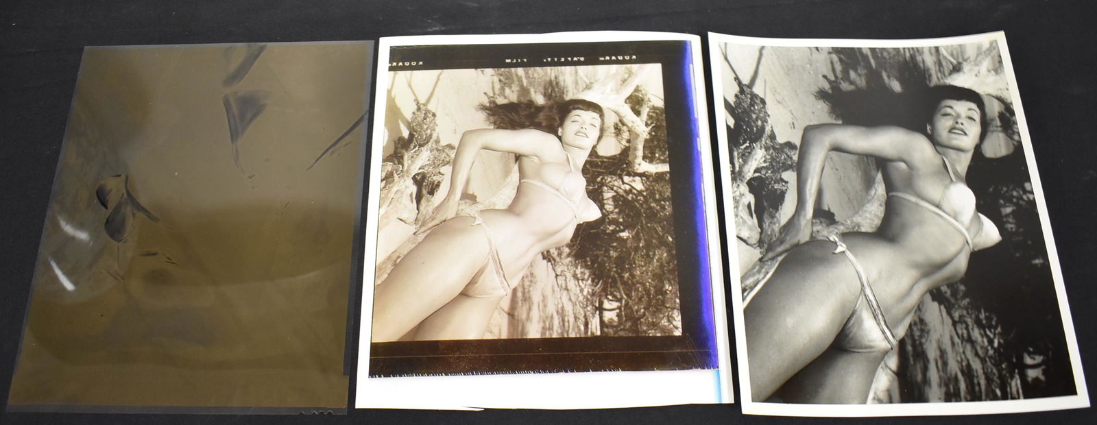 (2) Bettie Page Photo With (1) Negative (1 of 1)