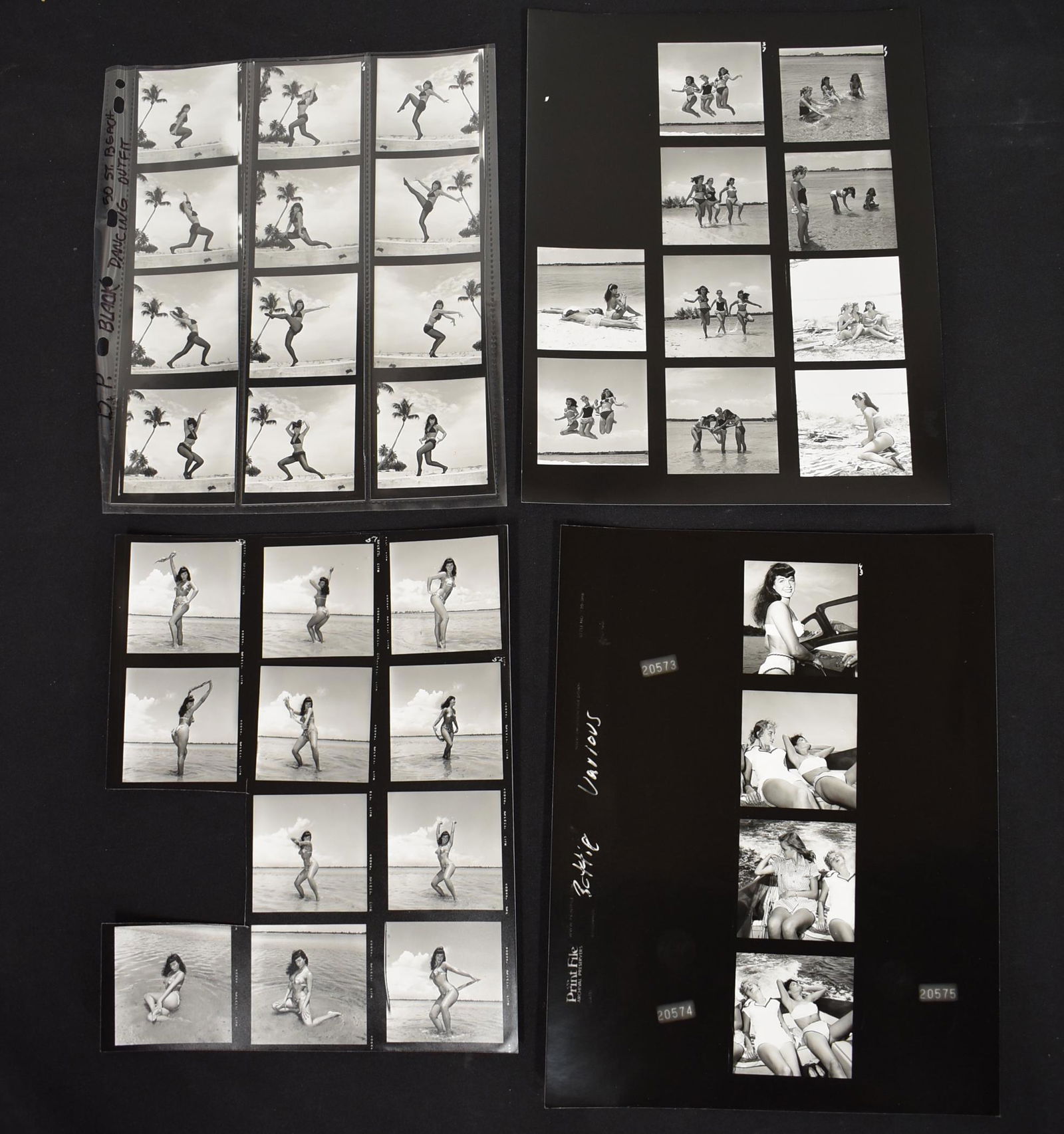 Contact Sheets Bettie Page (4) (1 of 1)