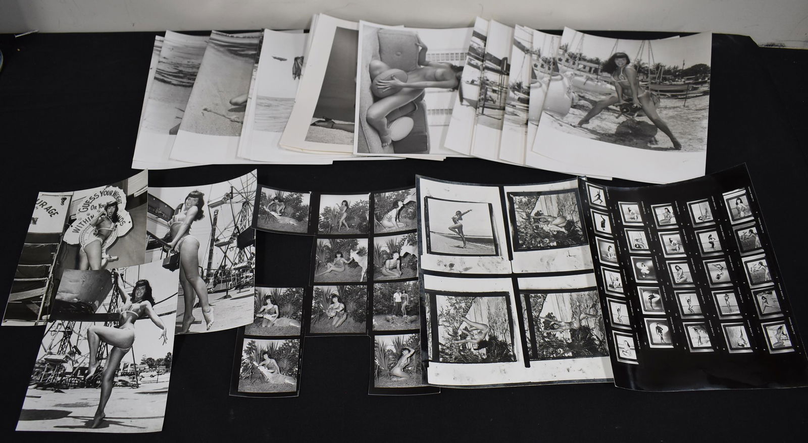 Lot Of Bettie Page Photos & Contact Sheets (1 of 1)