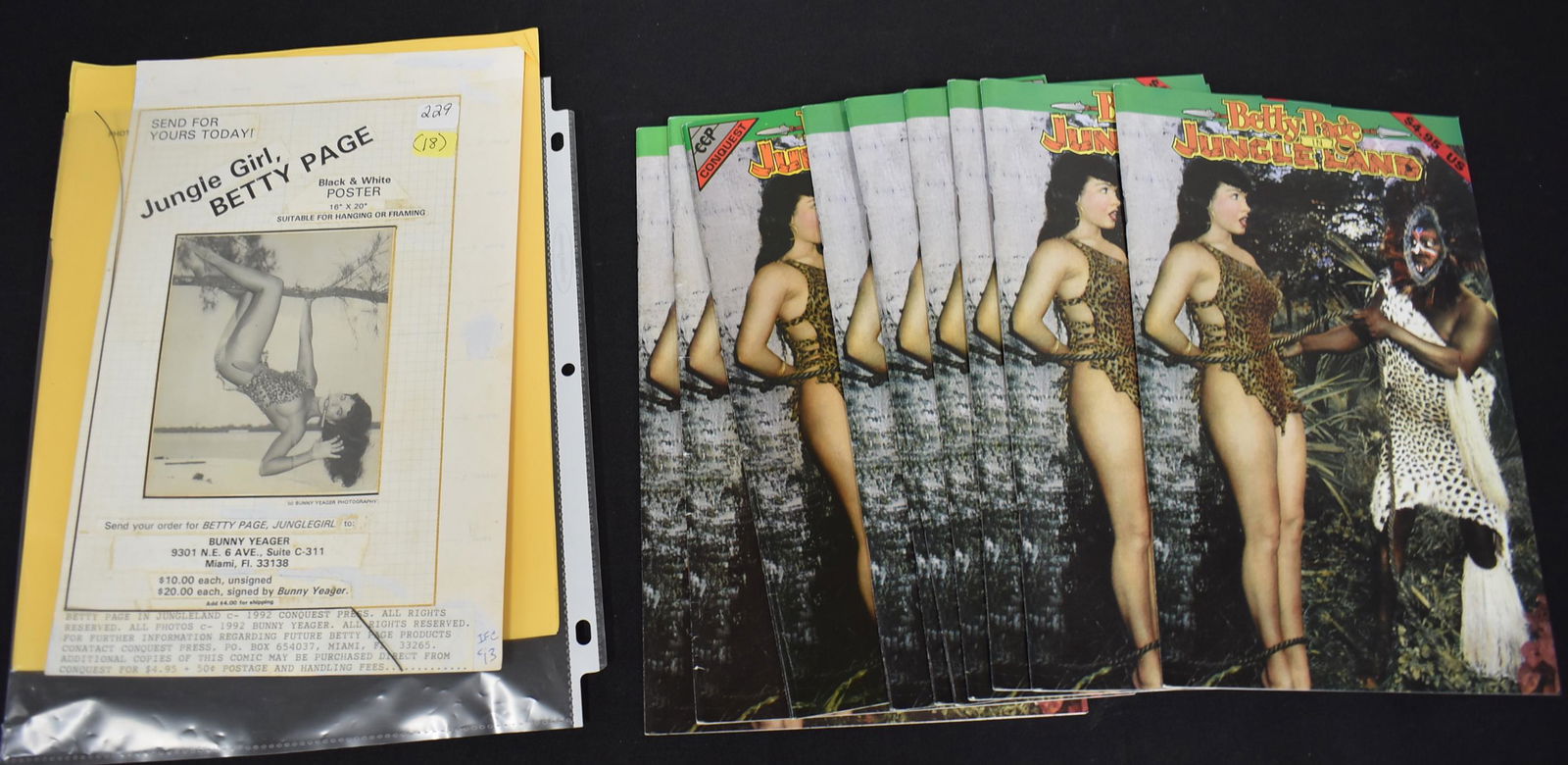 Betty Page In Jungle Land Collectors Lot (18) (1 of 1)