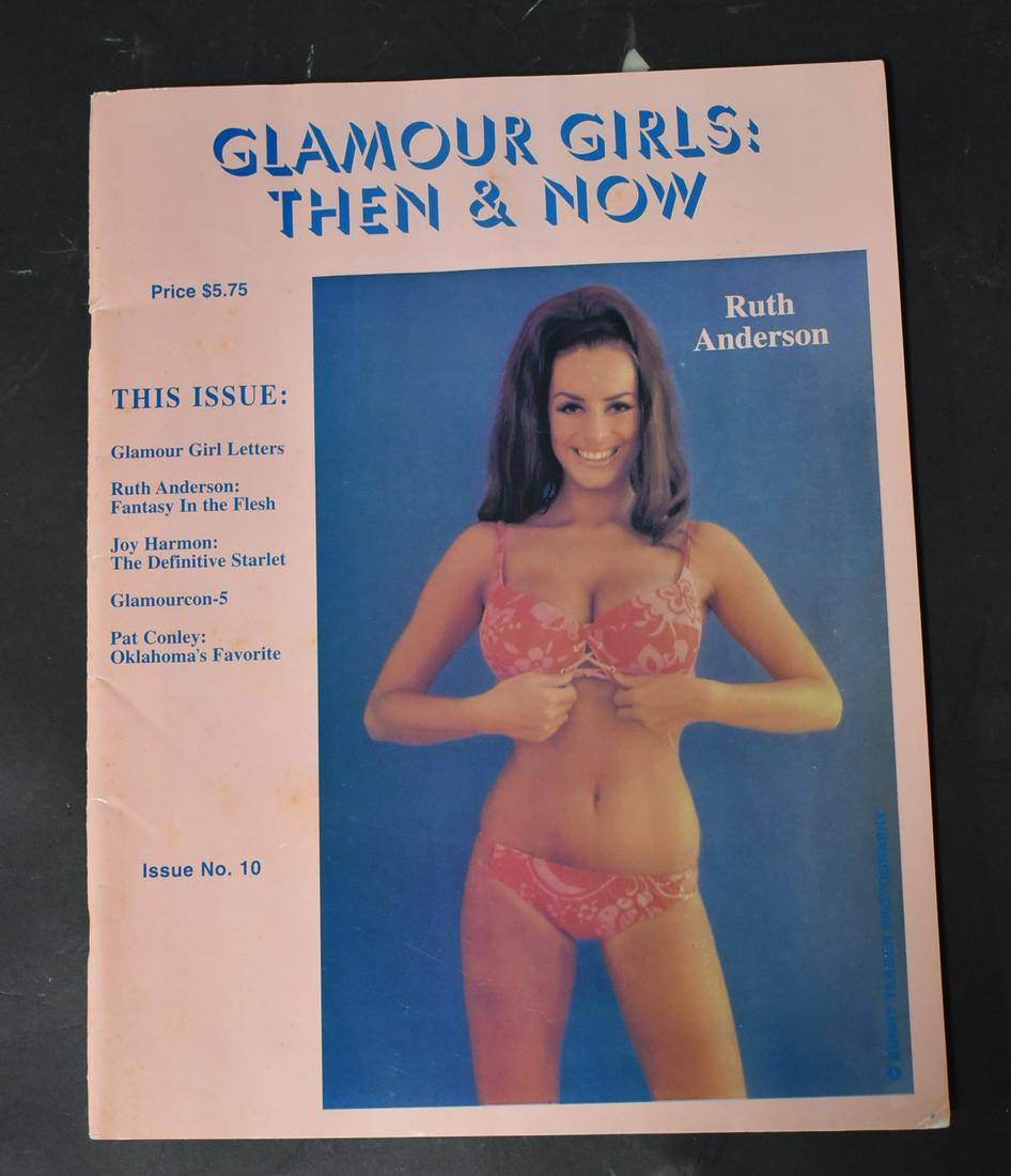 (1) Magazin" Glamour Girls Then & Now" Issue No. !0: Magazine Glamour "Girls Then & Now" Model Ruth Anderson On Cover