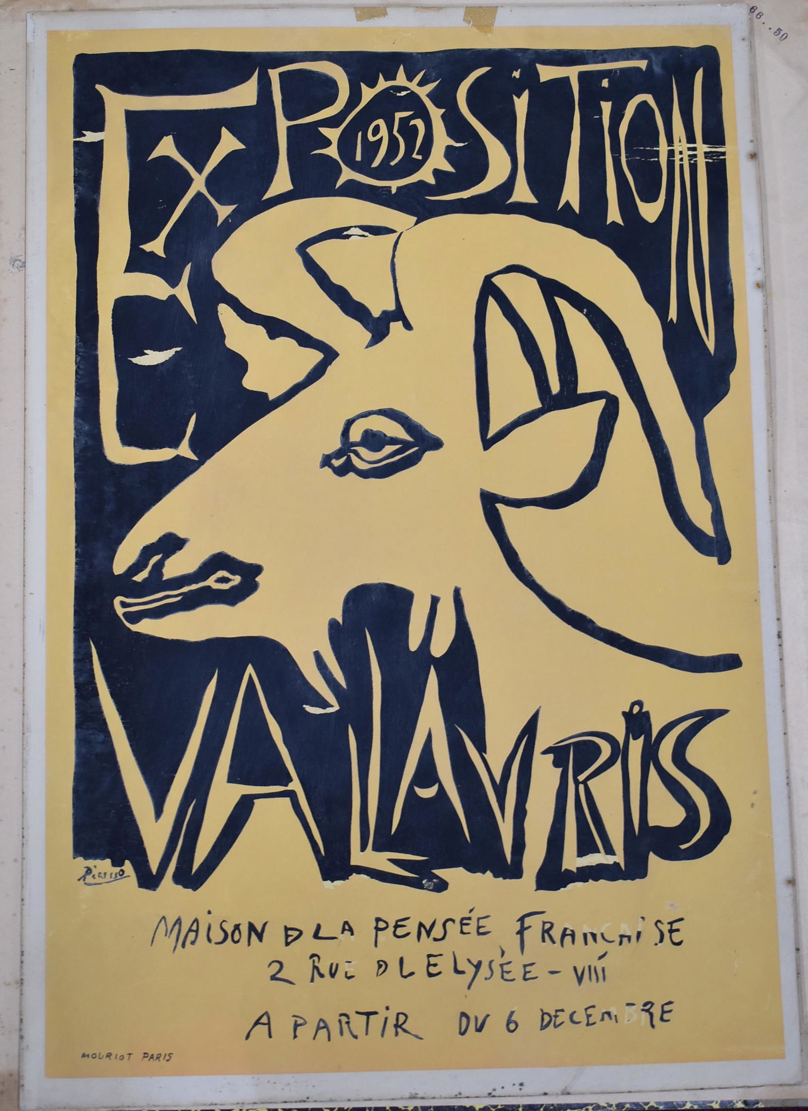 ATTR to Picasso 1952 Exposition Poster (1 of 5)