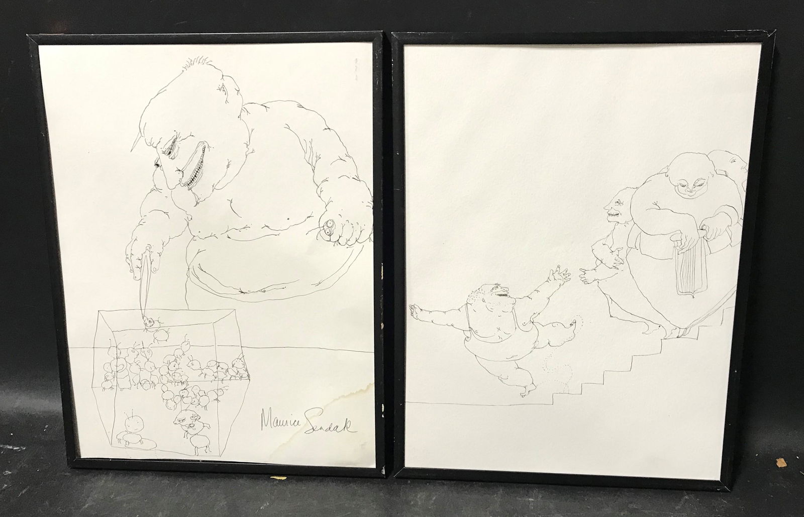 Pr. of Maurice Sendak Pen and Ink Illustrations (1 of 6)