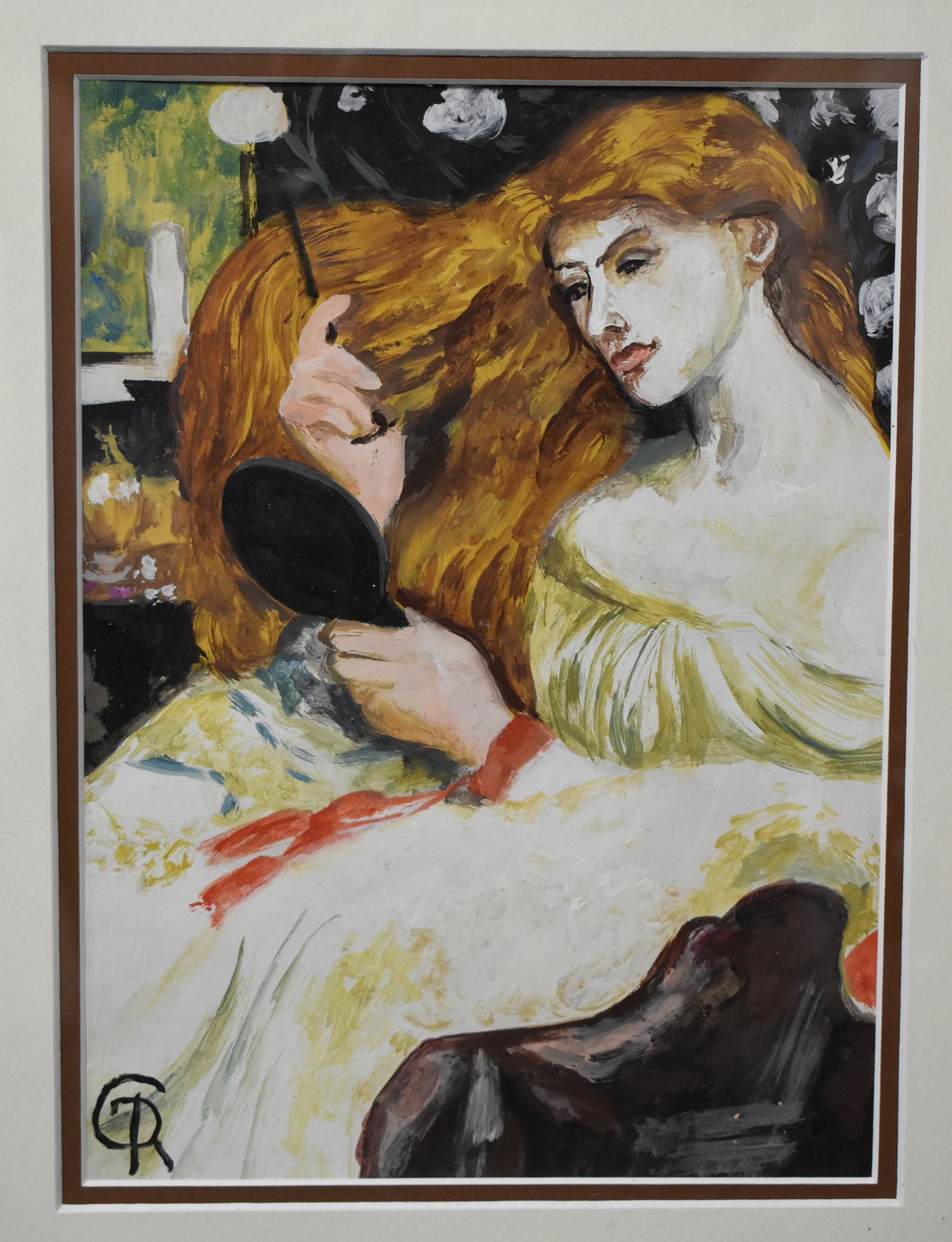 Gouache Dante Gabriel Rossetti Sgd (1 of 5)