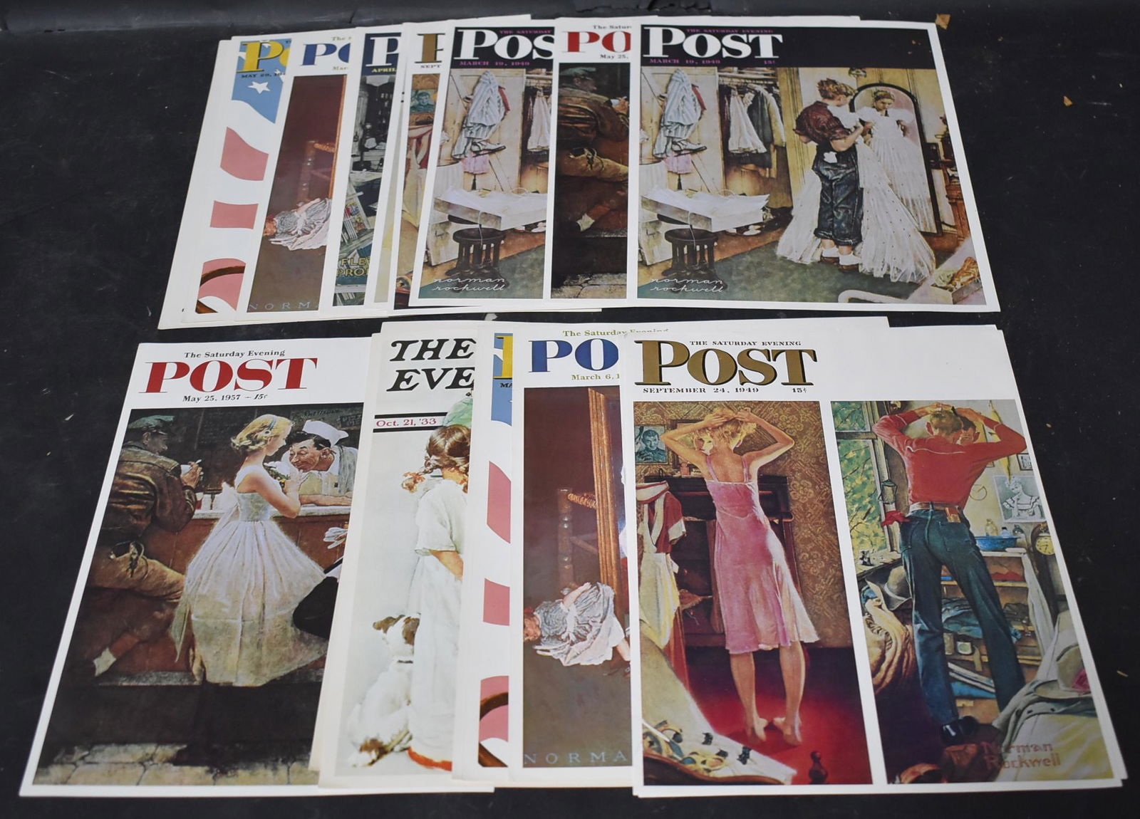 Collection of Norman Rockwell Lithographs (19) (1 of 4)