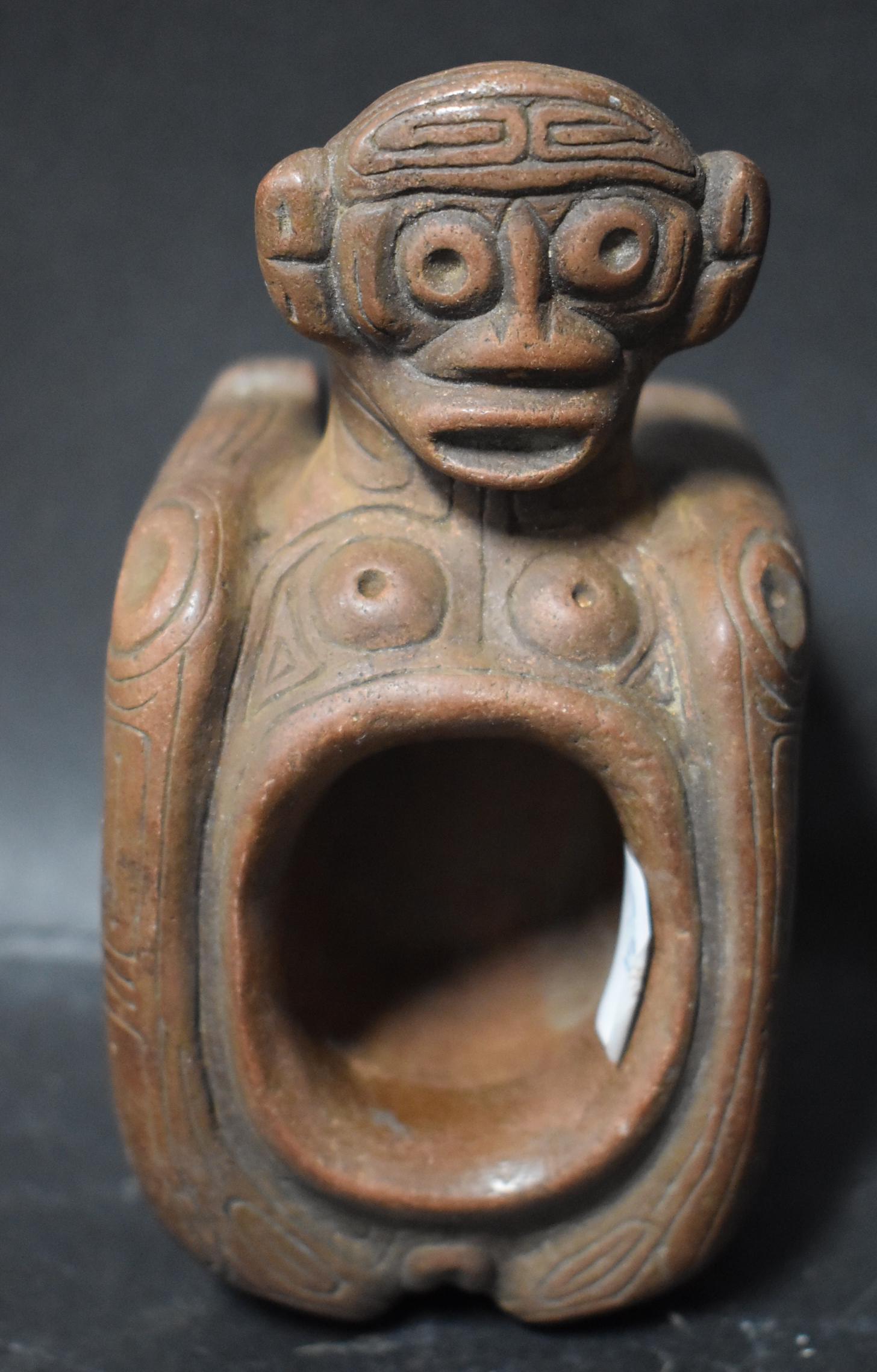 Pre Columbian Carved Stone Vessel (1 of 3)