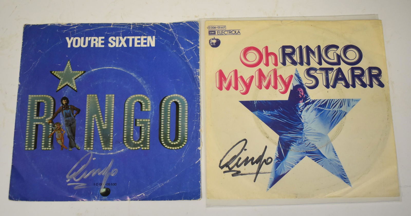 Ringo Starr Autographs on Vinyl Records 2007 (2) (1 of 4)