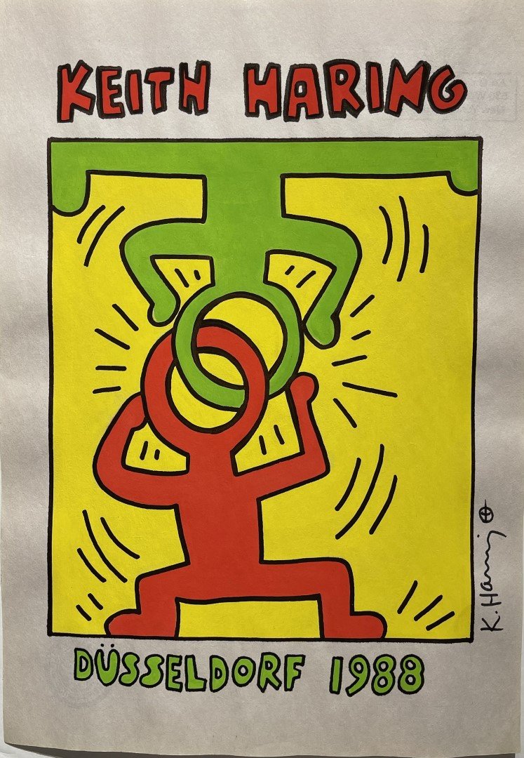 Keith Haring(after); 20thC. Felt Tip Drawing (1 of 6)