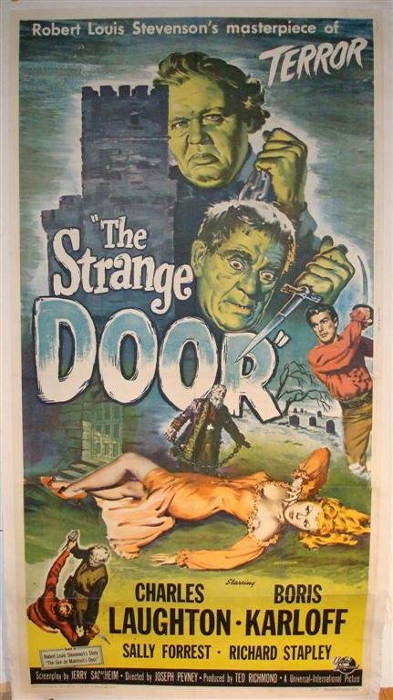 THE STRANGE DOOR: 3S, 41" W X 81" H, Universal Pictures, 1951, LB, (VF)