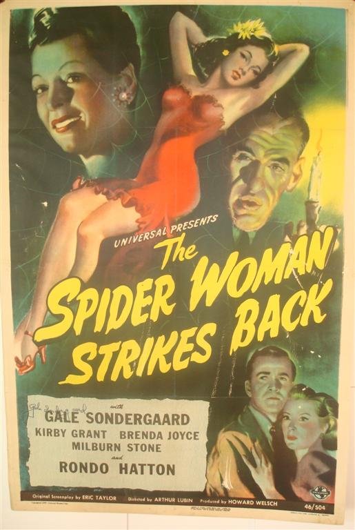 THE SPIDER WOMAN STRIKES BACK