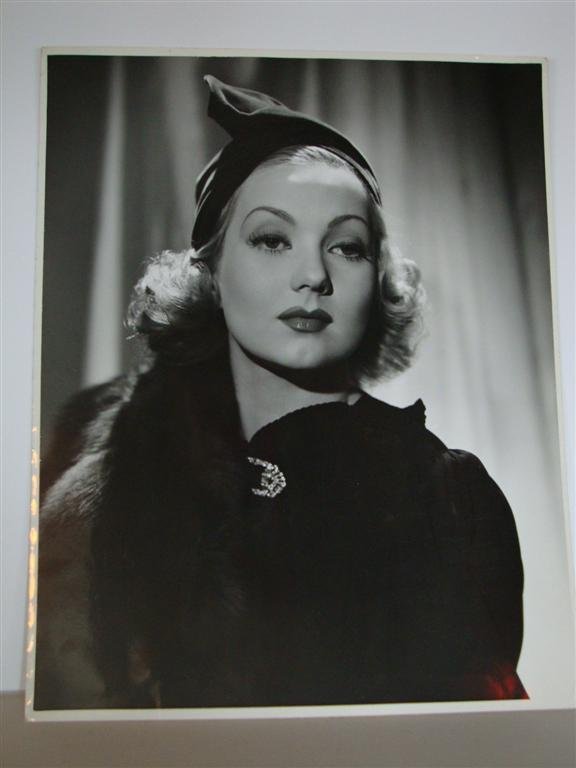 HURRELL PHOTOGRAPH OF ANN SOTHERN: 11" W X 14" H, backstamp, please credit Hurrell Hollywood, Photoplay Library stamp dated Oct. 1937, (VF-NM)