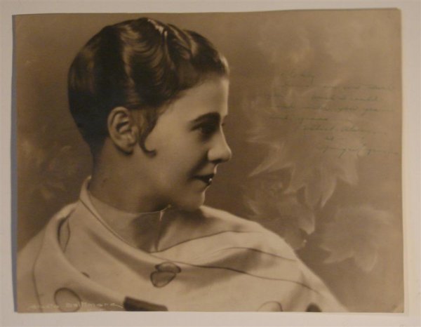 STUDIO BALTIMORE PHOTO OF GINGER ROGERS: 13" X 10 1/2" Photo, inscribed "To Eddy, there's none can touch you - wish I could work with you years and years, Bestest Always, Ginger Rogers", marked Studio Baltimore in the negative, (VF)