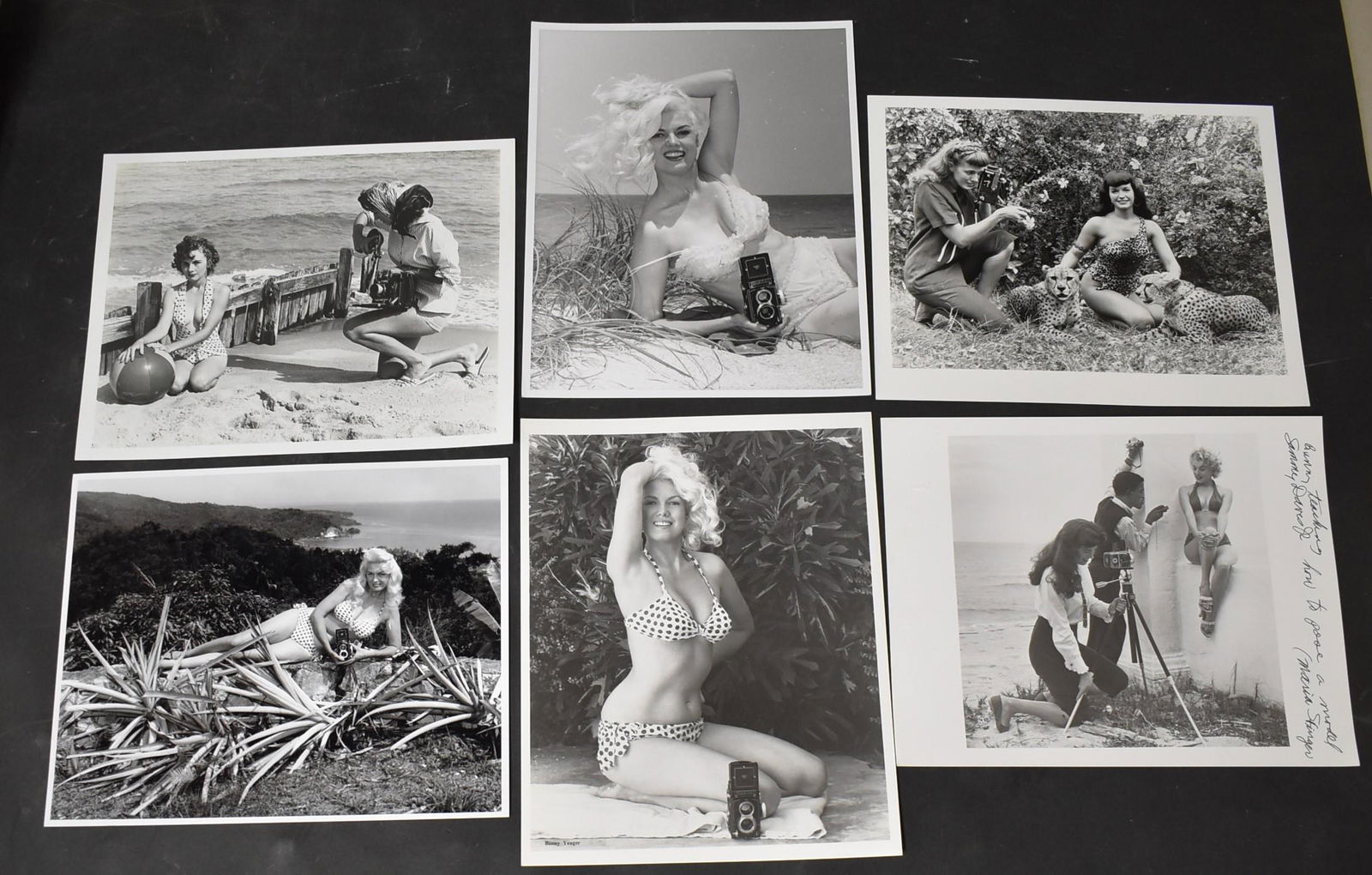 (6) Photos Bunny Yeager With Camera. All Different (1 of 3)
