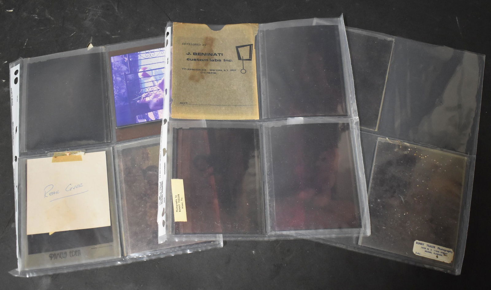 (10) Color Negatives. Pamela Eden & Others (1 of 3)