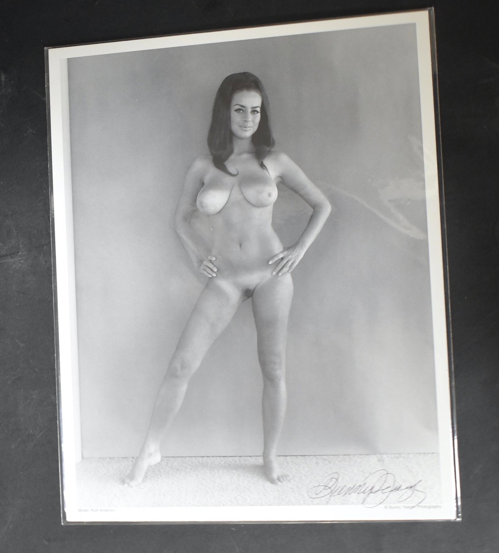 Bunny Yeager Sgd. Ruth Anderson Photo: Sgd. BY. 8 x 10.