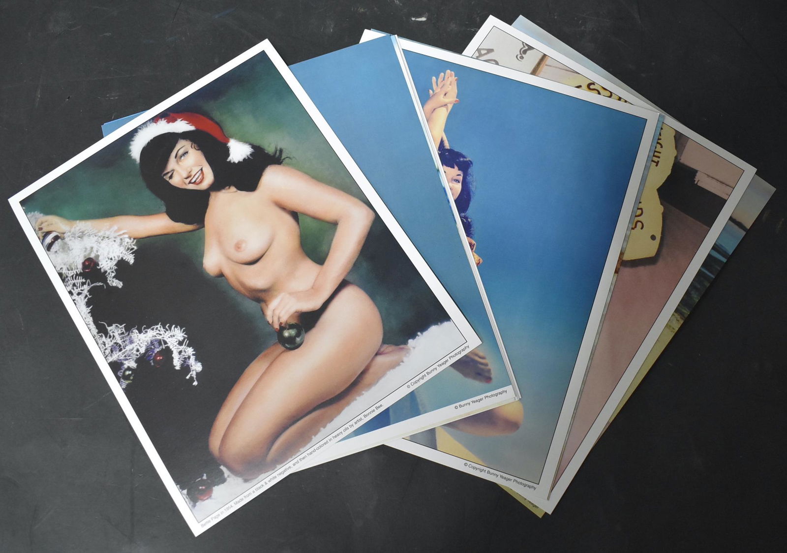 Bettie Page Colorized Photo Pack (10): 10 in the lot. 8 x 10. All different shots.