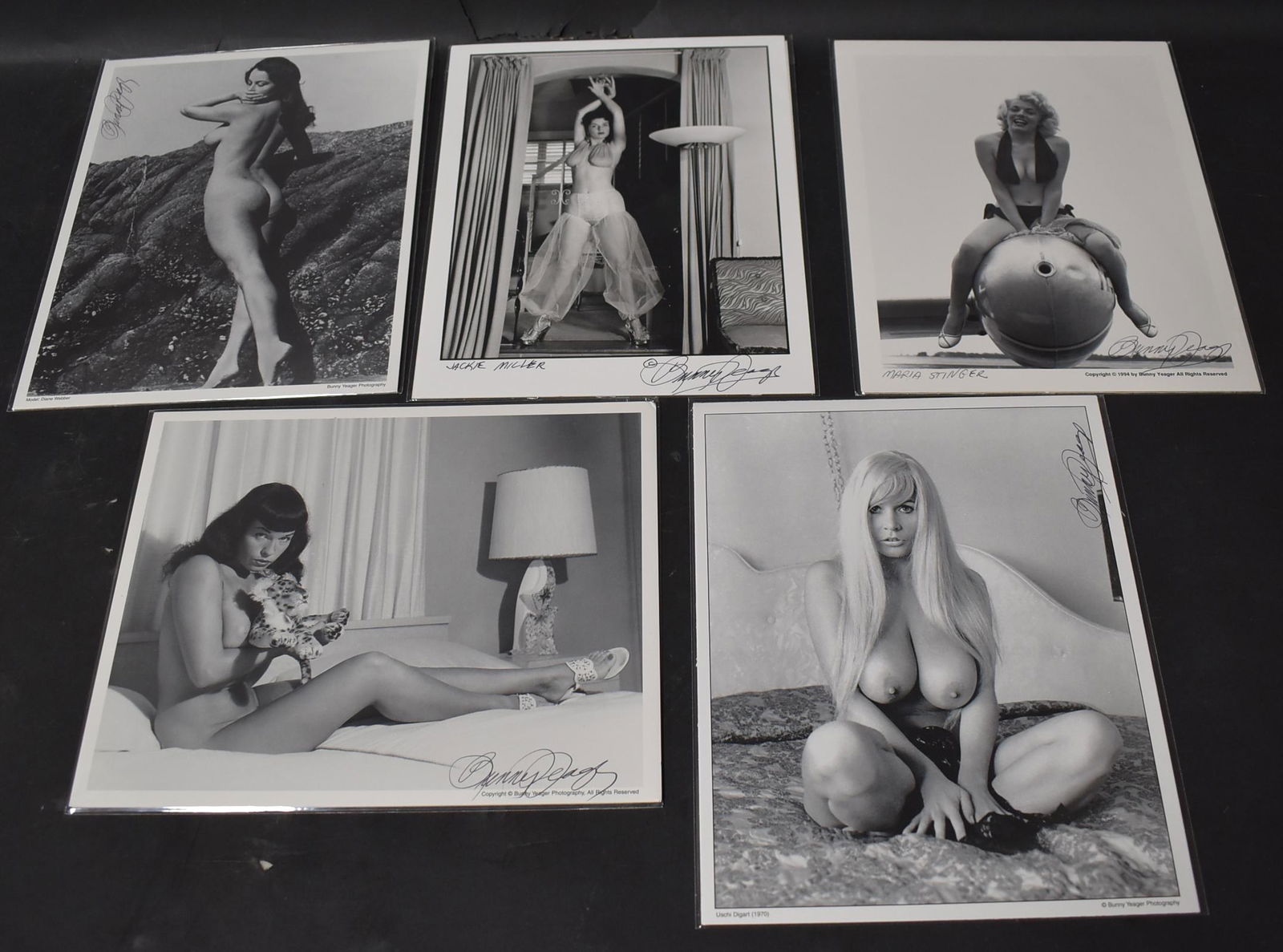 Bunny Yeager Sgd. Mix Model Pack (5) (1 of 3)