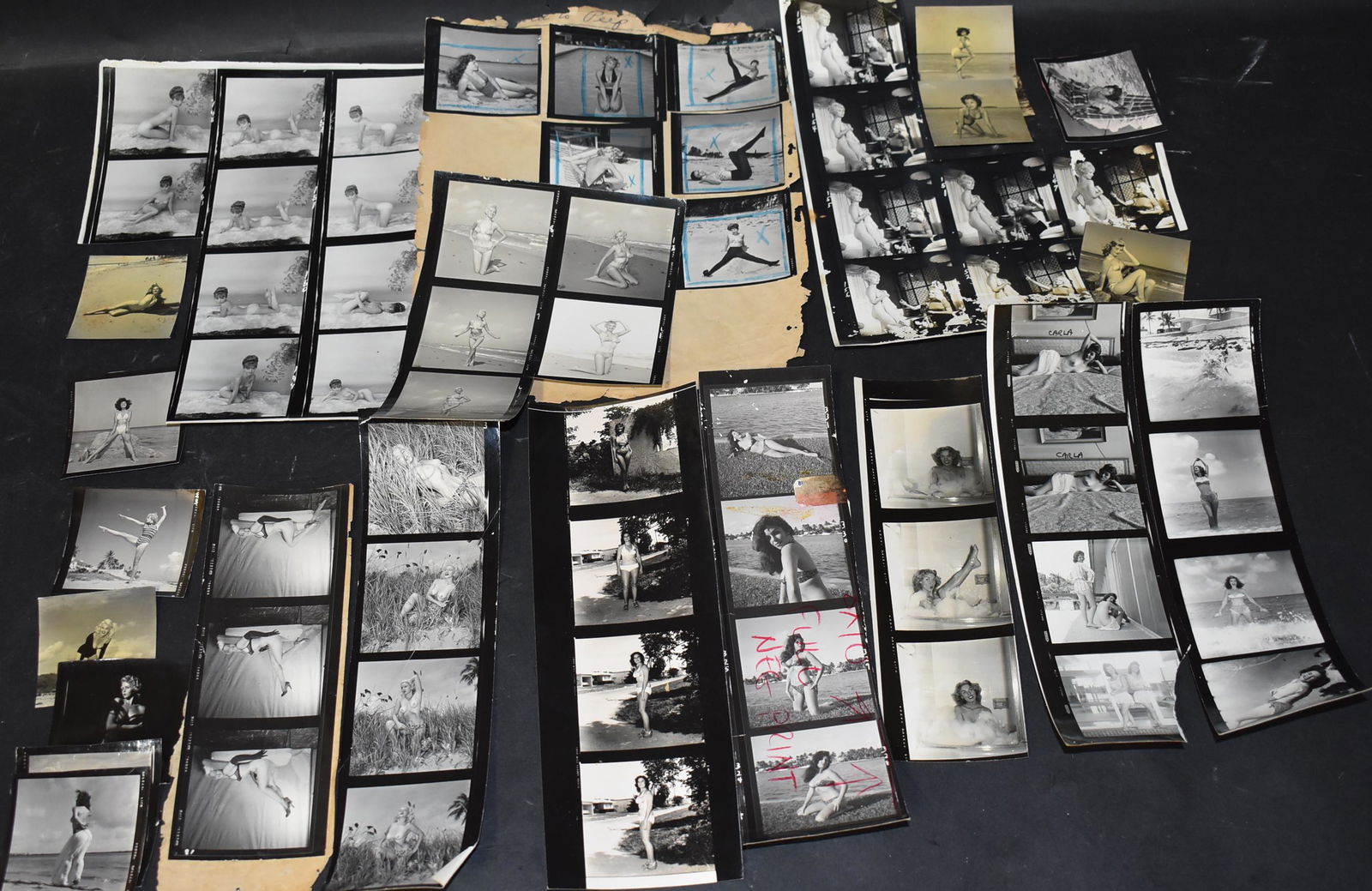 Bunny Yeager Unknown Models Contact Images (40)745 (1 of 1)