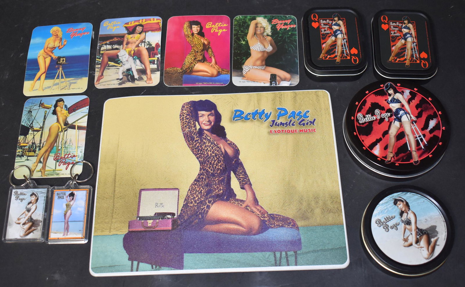 Bettie Page Bunny Yeager Collectible Items (12) (1 of 1)