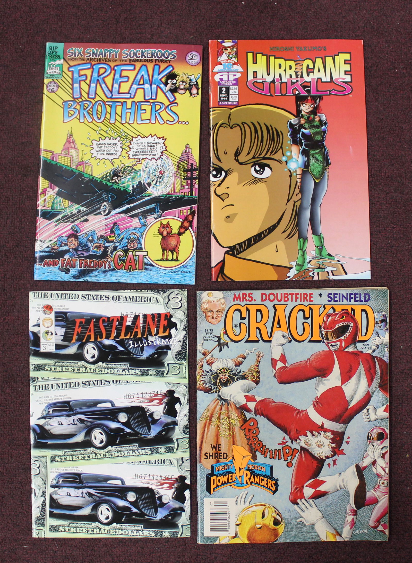 (4) Comic Books In Bunny Yeager's Collection. (1 of 4)