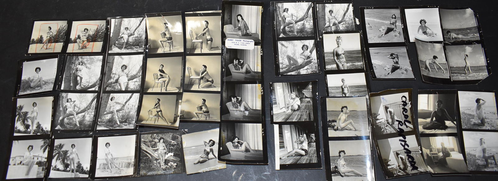 Bunny Yeager Unknown Models Contact Images (60+) (1 of 4)