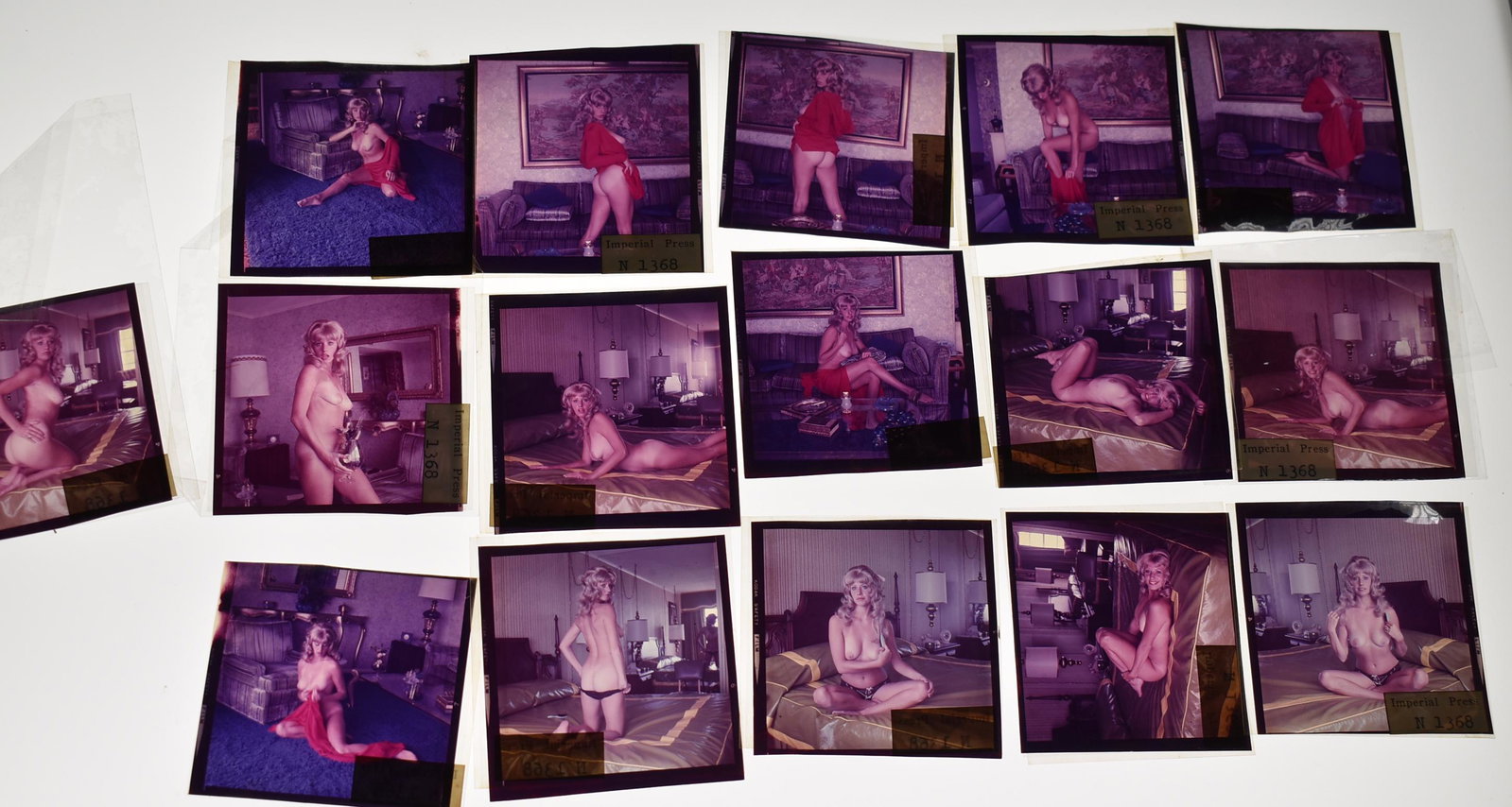 "Blonde at Leo's" Negatives (14): Model referred to as "Blonde at Leo's".