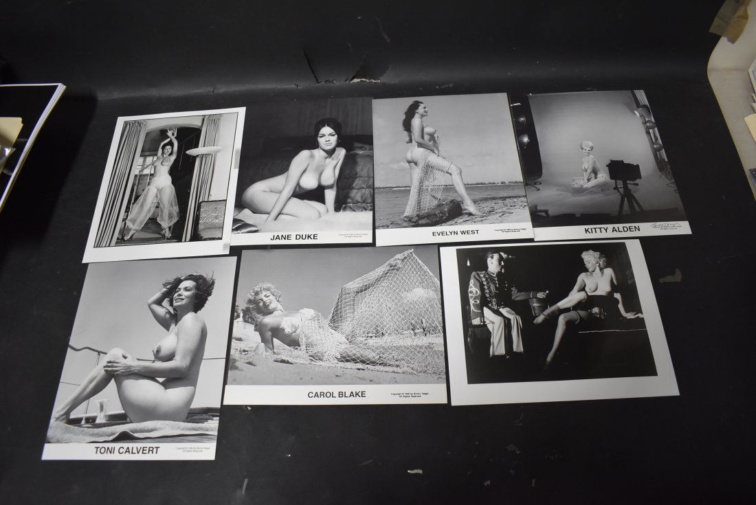 (7) Mix Of Models 8x10 (1) Sgd. Bunny Yeager. (1 of 2)