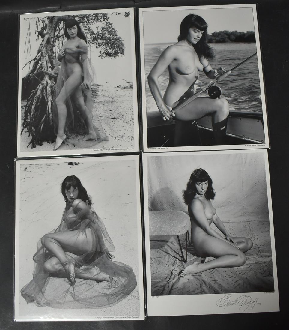 (4) Photos Of Bettie Page (1) Sgd. (1 of 2)