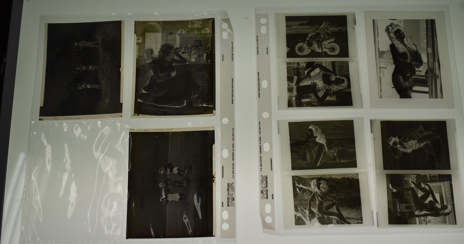 (18) Negatives 4x6. Unidentified Models. (1 of 3)