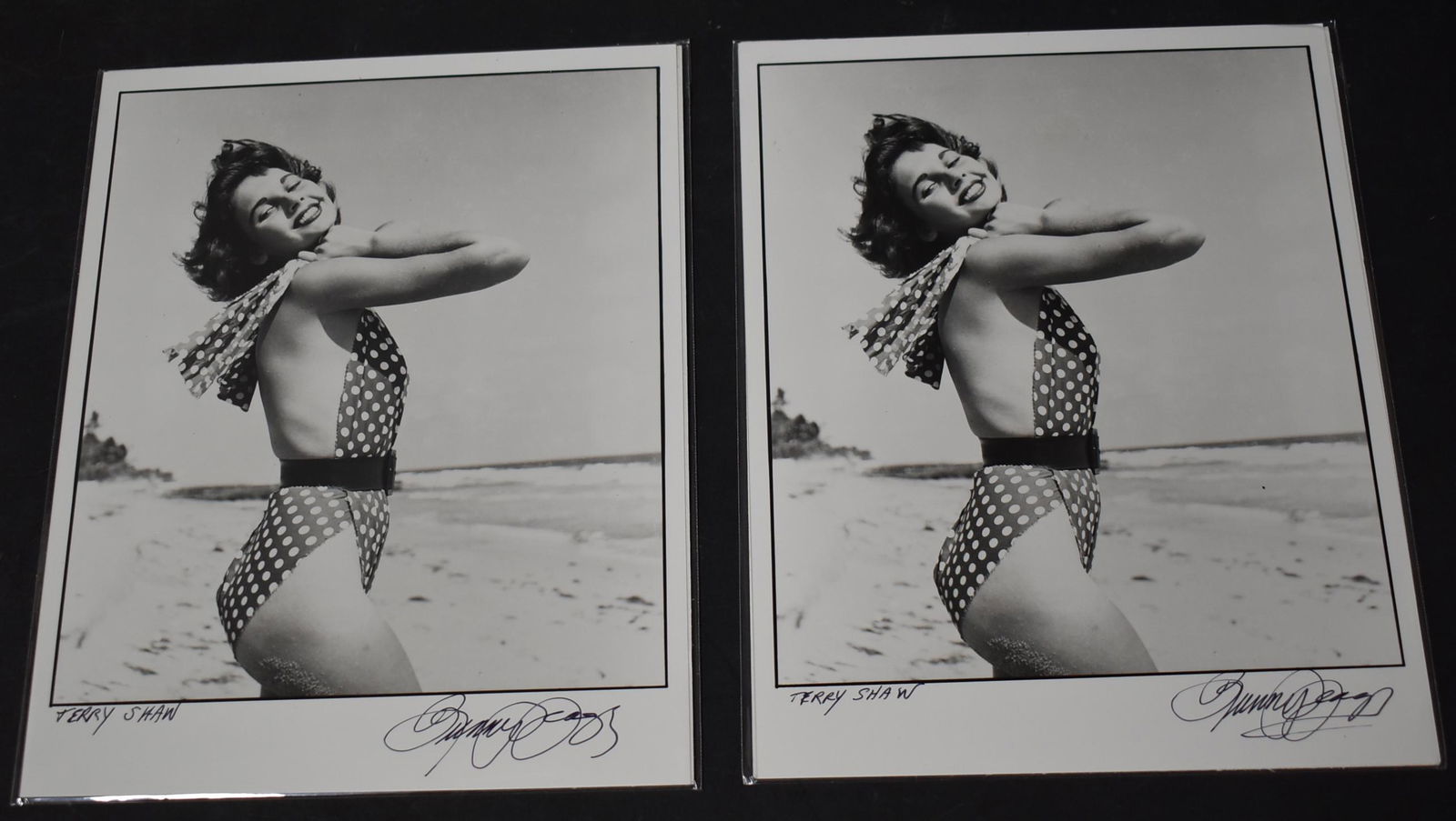 Bunny Yeager Sgd. Terry Shaw Photos (2) (1 of 2)
