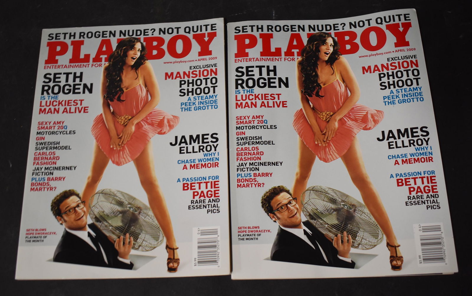 (2) PlayBoy Magazines April 2009. (1 of 1)