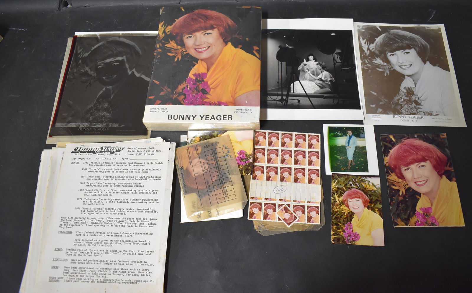 (50) + Photos & Negatives. Bunny Yeager Head Shot With (1 of 1)