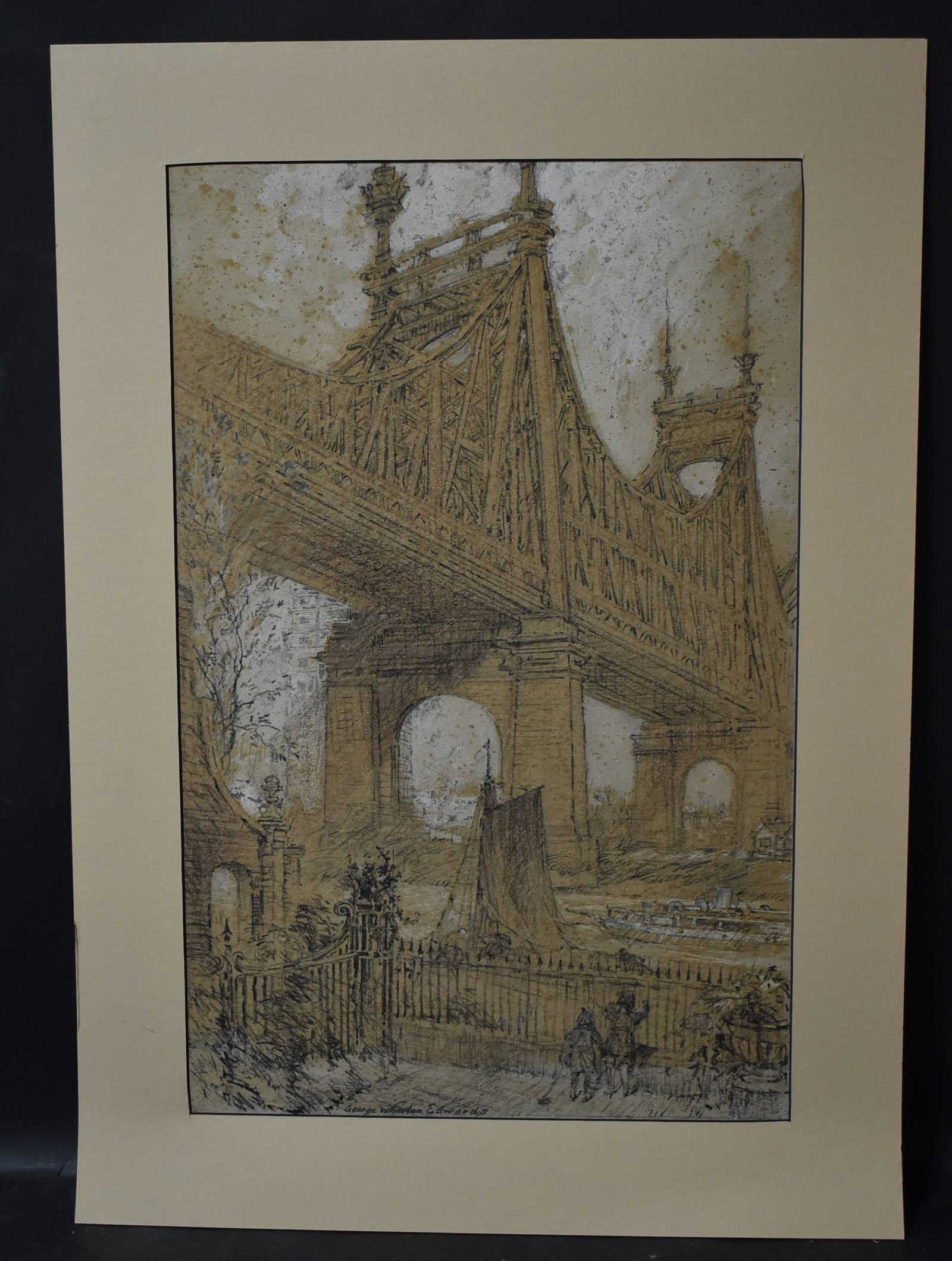 Mixed Media on Paper Sgd, G. Edwards (1 of 9)