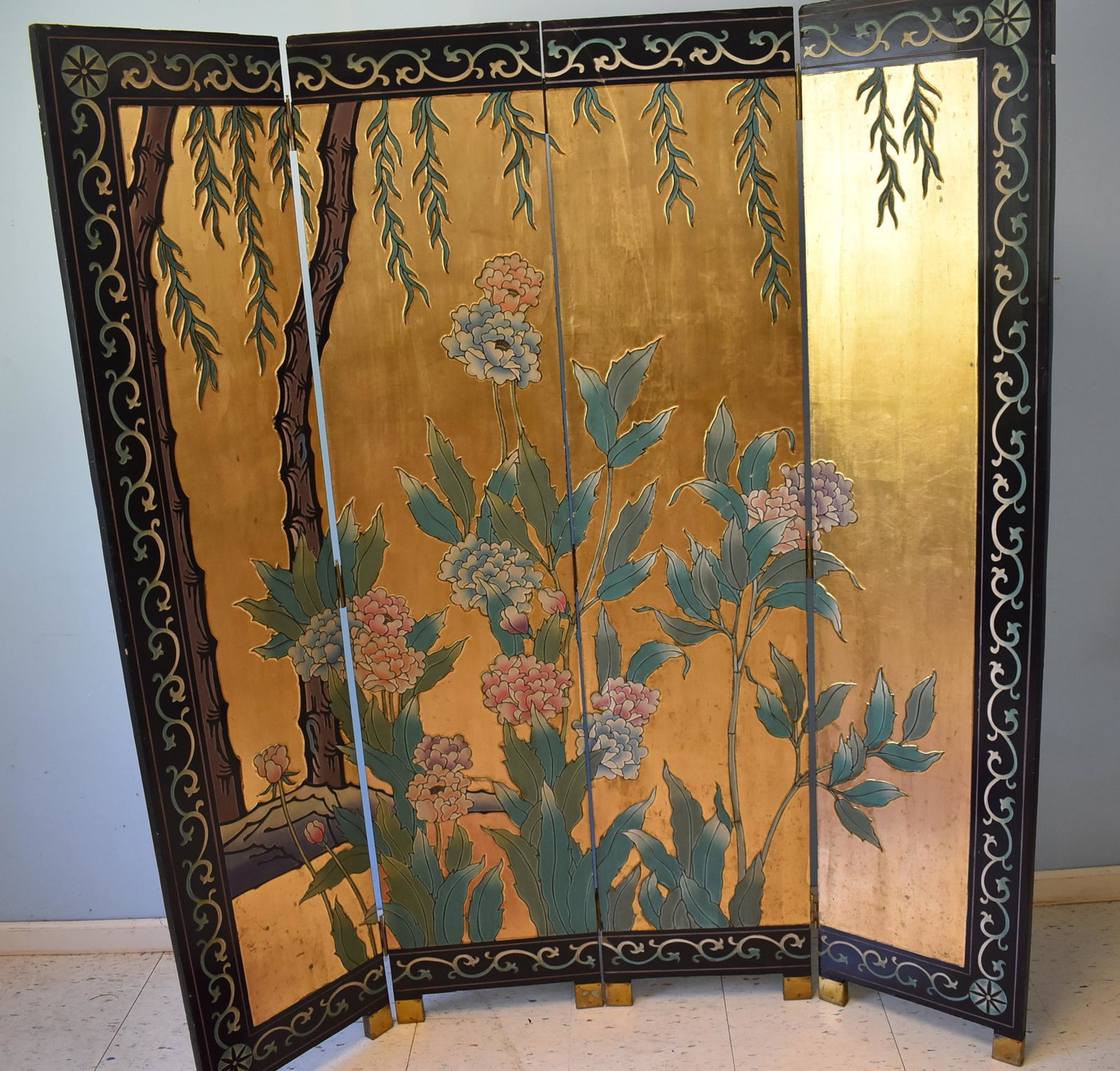 Chinese Screen: 70 H x 65 W.