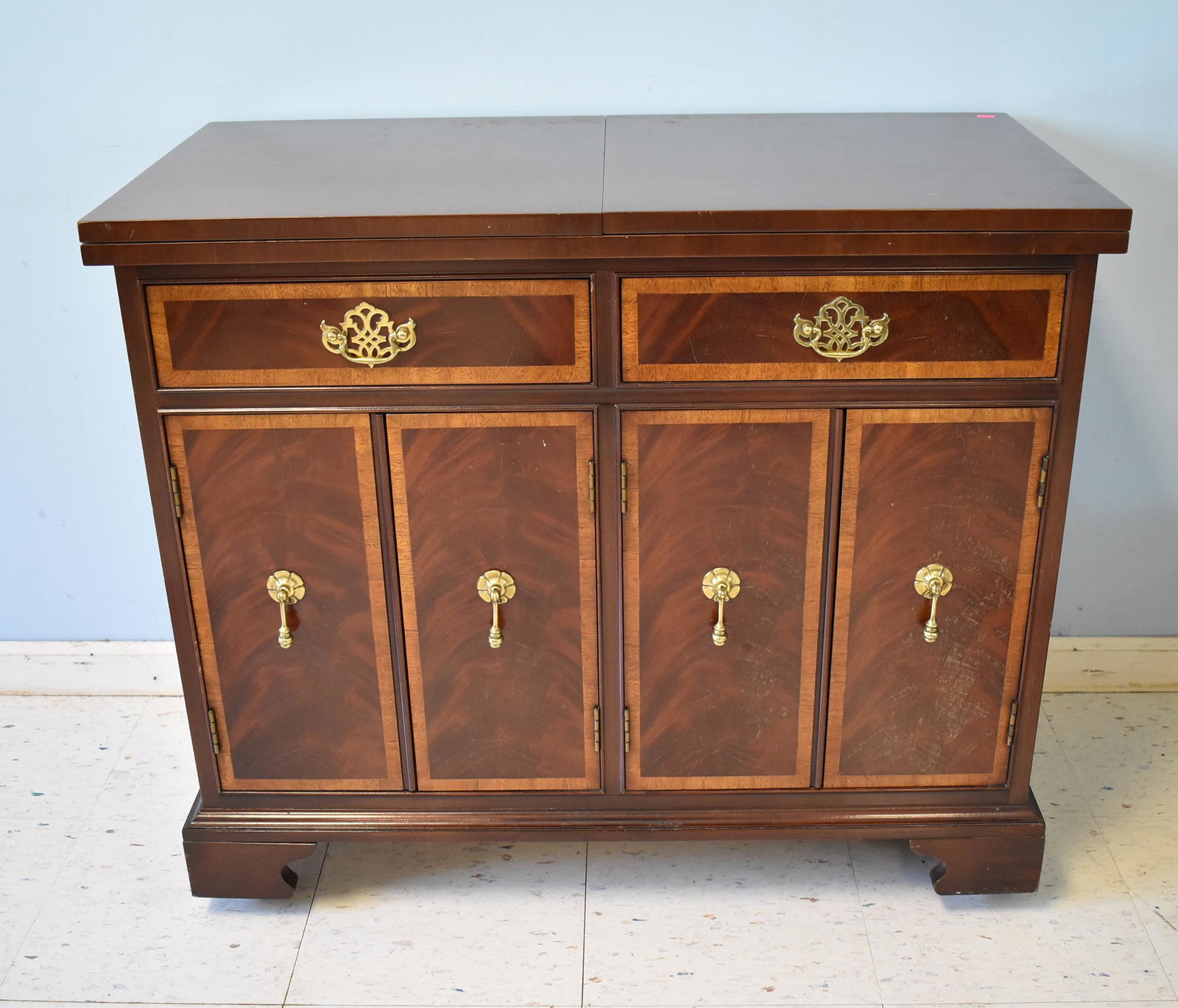 Bar Cart: 31 H x 36 W X 18 D.