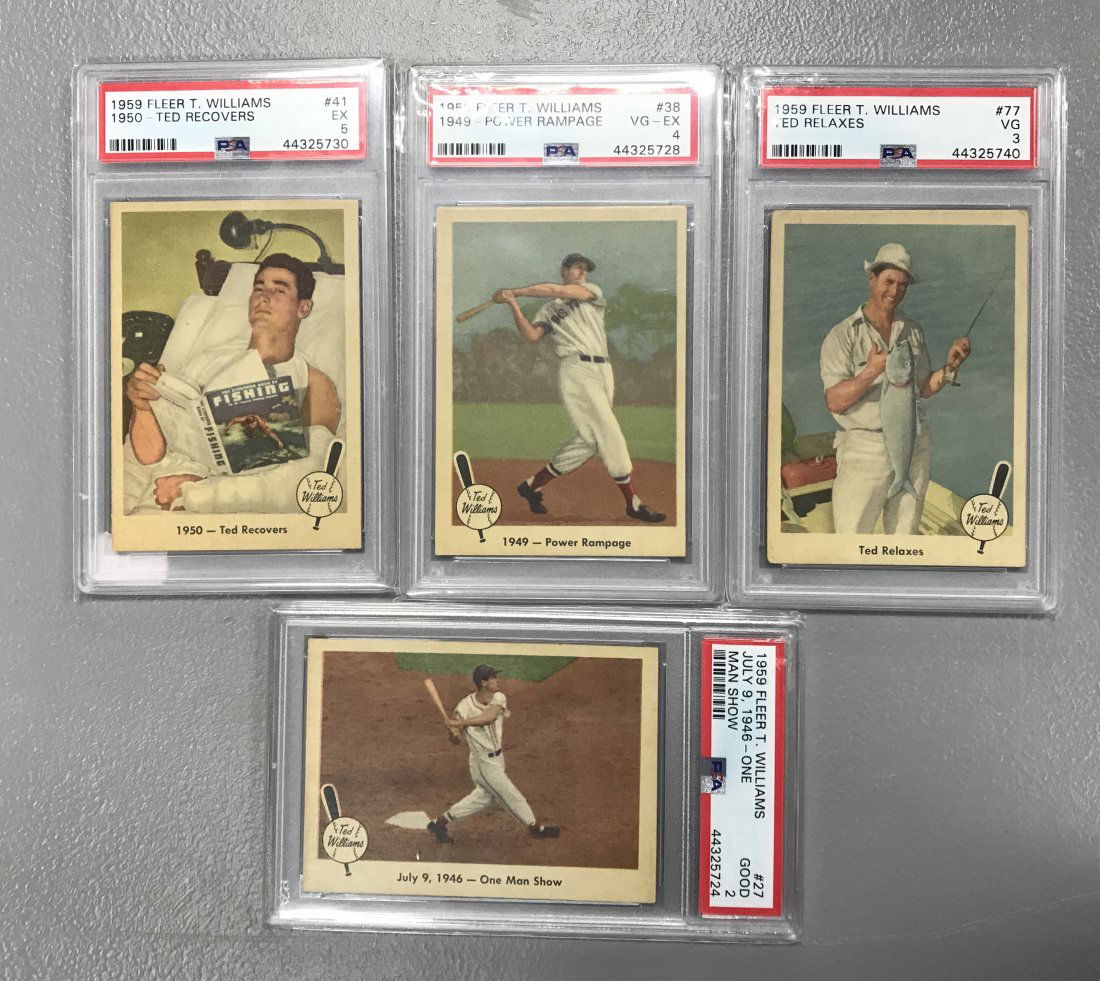 1959 Fleer Ted Williams PSA Graded (4) (1 of 6)