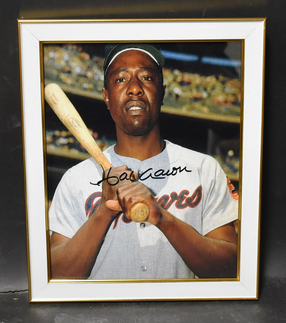 Hank Aaron Autographed Photo (1 of 3)