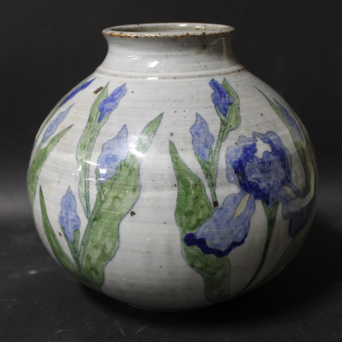 Best Sandra Roth Painted Iris Studio Pottery (1 of 5)