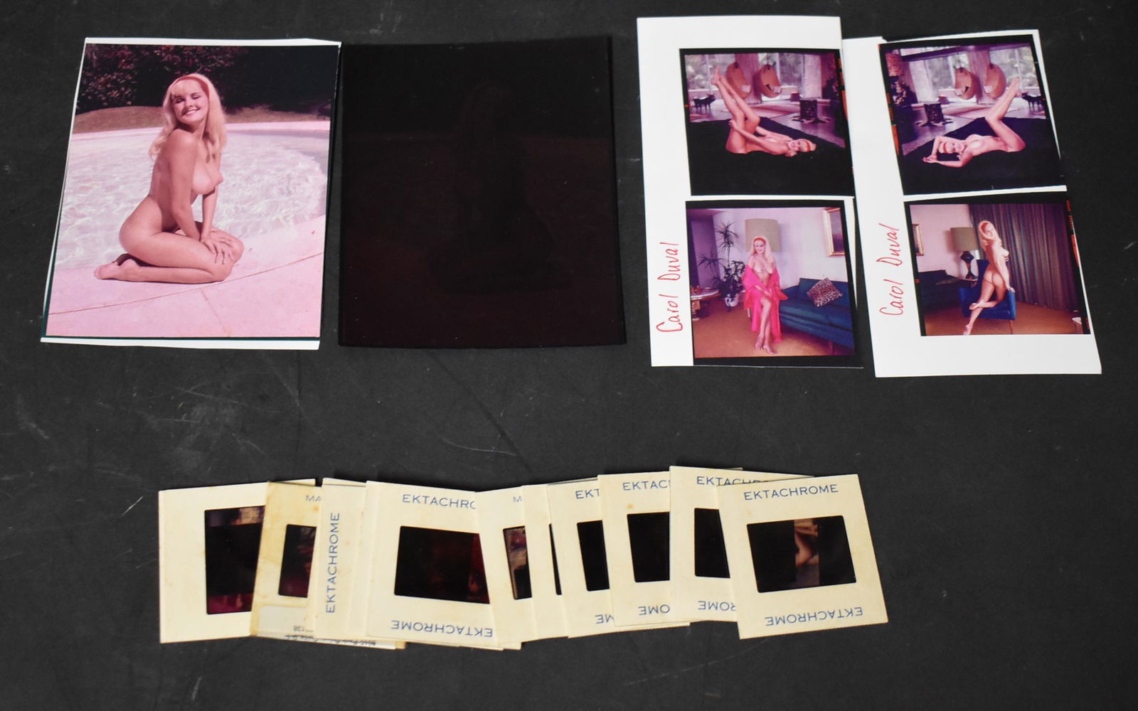 (5) Photos & (1) Transparency Of Model Carol Duval. (1 of 2)