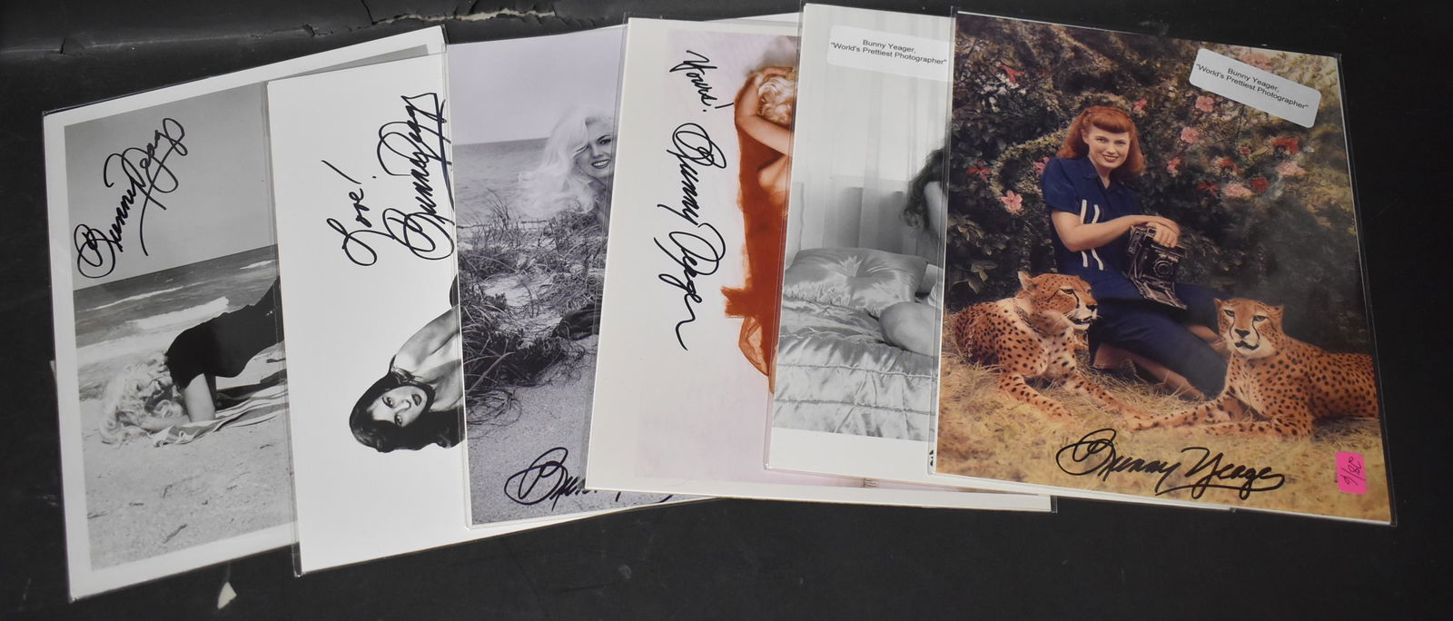 (6) Self Portraits Of Bunny Yeager Sgd. (1 of 4)