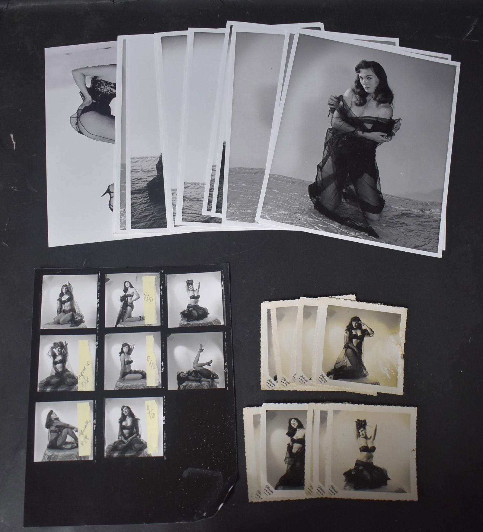 (31) Photos Bunny Yeager, 1955 (1) Contact Sheet (1 of 6)