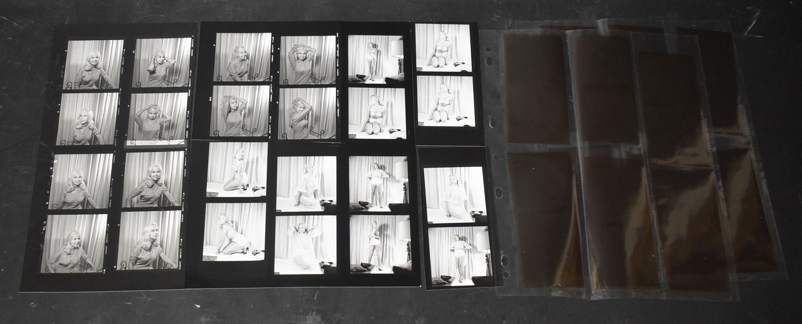 Unknown Model Contact Sheets & Negatives (30+) (1 of 9)