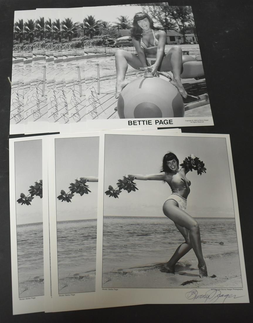 (13) Lithos Bettie Page. All Sgd. (1 of 3)