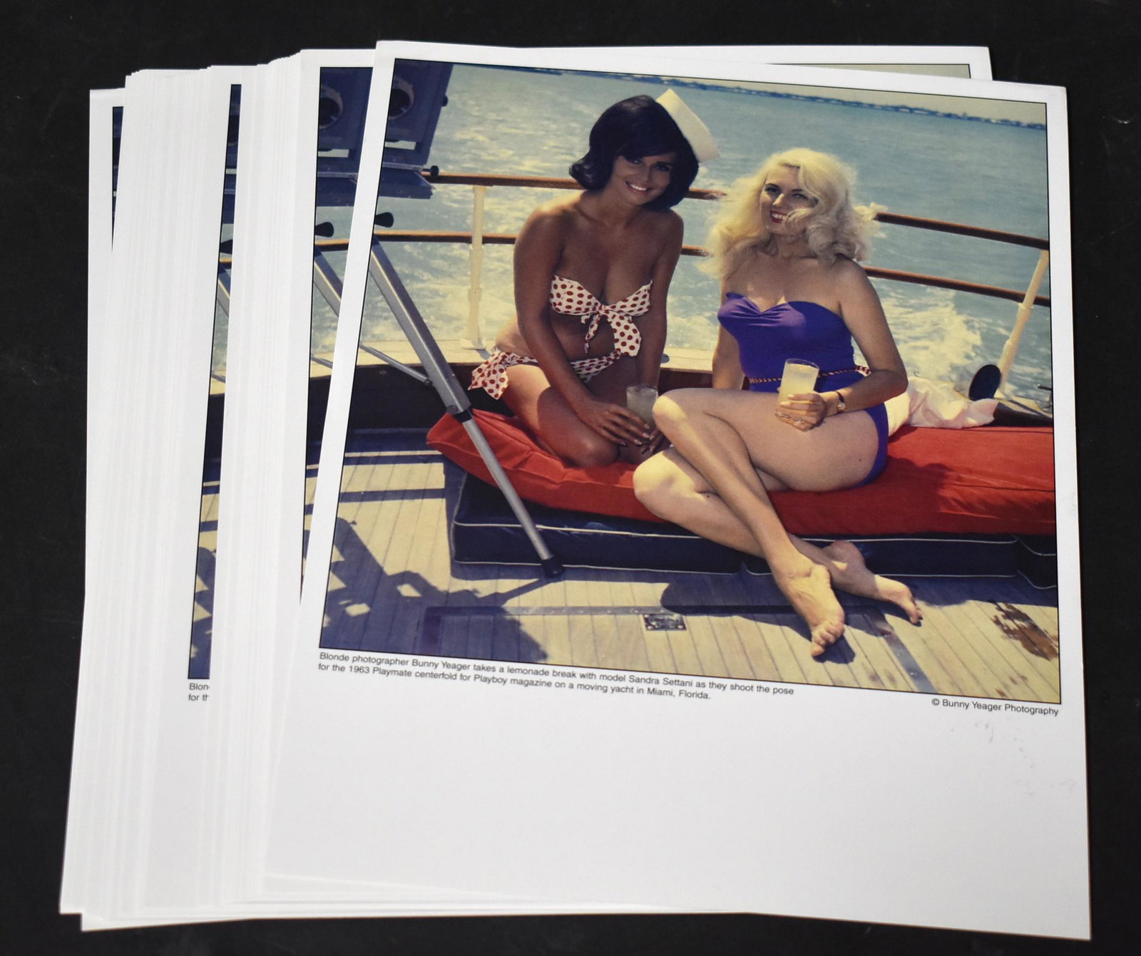 (20)+8x10 Photos. Bunny Yeager & Sandra Settani.: 8x10 Double Stock. (20)+ Photos Of Bunny Yeager & Model Sandra Settani.When They Shot The Pose in 1963 Playmate Centerfold for Playboy Magazine. By Bunny Yeager Photography.