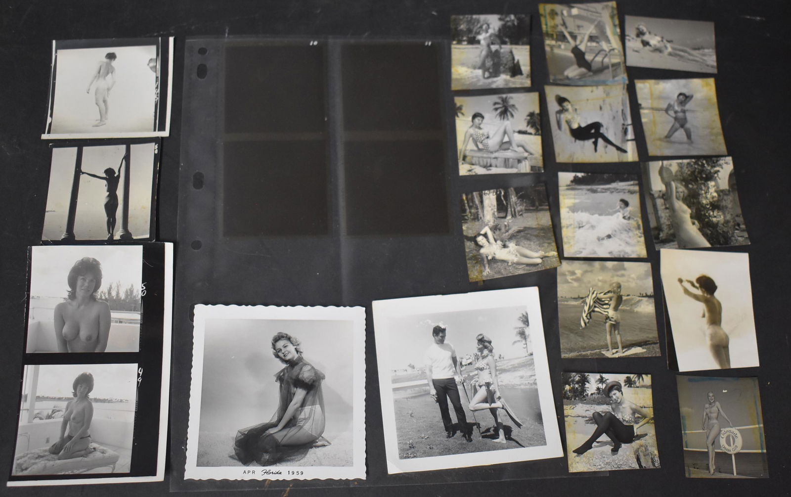 (4) 3x3 Negatives of Unidentified Model.(16) Assorted (1 of 2)
